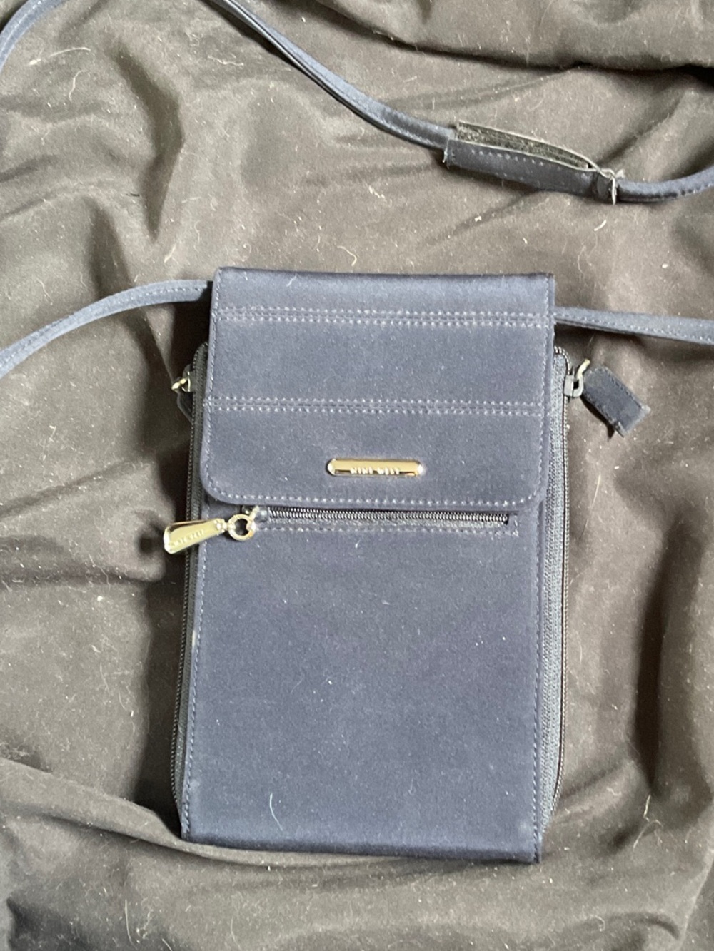 Nine West Navy Blue Crossbody Belt Bag